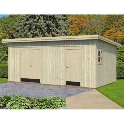 18' X 11' Palmako Kalle (88mm) Premium Multi-room Shed (5.6m X 3.3m) 9 18' X 11' Palmako Kalle (88mm) Premium Multi-room Shed (5.6m X 3.3m) -Zen Gardenia Sales 101056 palmako kalle premium multi room shed 88mm insitu2 min