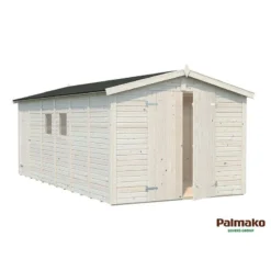 9' X 18' Palmako Dan Premium (16mm) Nordic Shed (2.7m X 5.5m) -Zen Gardenia Sales 101210 palmako dan premium nordic shed 16mm cutout1 min