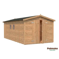 9' X 18' Palmako Dan Premium (16mm) Nordic Shed (2.7m X 5.5m) -Zen Gardenia Sales 101210 palmako dan premium nordic shed 16mm cutout2 min