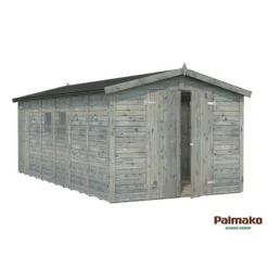 9' X 18' Palmako Dan Premium (16mm) Nordic Shed (2.7m X 5.5m) -Zen Gardenia Sales 101210 palmako dan premium nordic shed 16mm cutout3 min