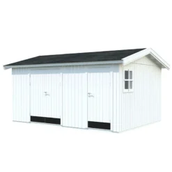 15' X 11' Palmako Olaf Premium (88mm) Multi-room Shed (4.5m X 3.3m) -Zen Gardenia Sales 101231 15x11 palmako olaf shed cutout1 min