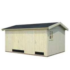 15' X 11' Palmako Olaf Premium (88mm) Multi-room Shed (4.5m X 3.3m) -Zen Gardenia Sales 101231 palmako olaf premium multi room shed 88mm cutout min