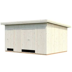 15' X 11' Palmako Kalle (88mm) Premium Multi-room Shed (4.5m X 3.3m) 21 15' X 11' Palmako Kalle (88mm) Premium Multi-room Shed (4.5m X 3.3m) -Zen Gardenia Sales 101232 15x11 palmako kalle shed cutout1 min