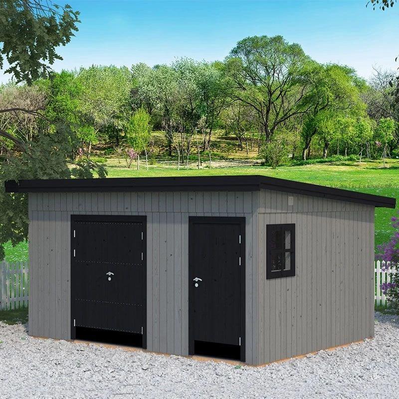 15' X 11' Palmako Kalle (88mm) Premium Multi-room Shed (4.5m X 3.3m) 6 15' X 11' Palmako Kalle (88mm) Premium Multi-room Shed (4.5m X 3.3m) - Image 4
