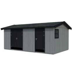 18' X 11' Palmako Olaf Premium (88mm) Multi-room Shed (5.6m X 3.3m) -Zen Gardenia Sales 101236 18x11 palmako olaf shed cutout2 min
