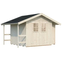 13' X 10' Palmako Marcus Heavy Duty Wooden Apex Shed (3.8m X 2.9m) -Zen Gardenia Sales 107218 8x8 palmako marcus wooden shed cutout2 min