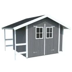 13' X 10' Palmako Marcus Heavy Duty Wooden Apex Shed (3.8m X 2.9m) -Zen Gardenia Sales 107218 8x8 palmako marcus wooden shed cutout5 min