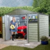 10' X 8' Trimetals Premium Titan 108 Metal Shed (2.98m X 2.37m) -Zen Gardenia Sales 108 01