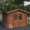 Palmako Valentine 2.8m X 1.8m Premium Log Cabin Shed (28mm) -Zen Gardenia Sales 109452 insitu min 1