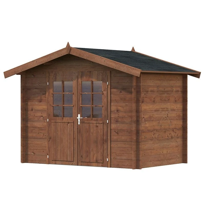 Palmako Valentine 2.8m X 1.8m Premium Log Cabin Shed (28mm) 8 Palmako Valentine 2.8m X 1.8m Premium Log Cabin Shed (28mm) - Image 6