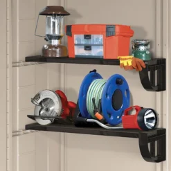 6' X 6' Keter Factor Plastic Garden Shed (1.78m X 1.96m) -Zen Gardenia Sales 11 251530 6x6 keter factor feature7 min