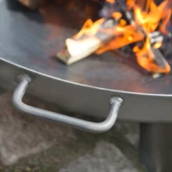 Cook King Bali Steel Fire Bowl - 100cm -Zen Gardenia Sales 111242 bali fire bowl feature1 min