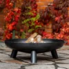 Cook King Bali Steel Fire Bowl - 100cm 2 Cook King Bali Steel Fire Bowl - 100cm -Zen Gardenia Sales 111242 bali fire bowl insitu1 min 1