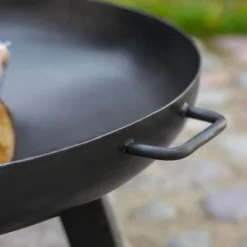 Cook King Polo Steel Fire Bowl - 60cm -Zen Gardenia Sales 111256 polo fire bowl feature1 min