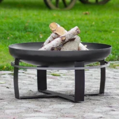 Cook King Viking Steel Fire Bowl - 60cm -Zen Gardenia Sales 111260 viking fire bowl insitu2 min