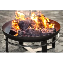 Cook King Viking Steel Fire Bowl - 80cm -Zen Gardenia Sales 111262 viking fire bowl feature5 min