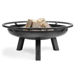 Cook King Porto Steel Fire Bowl - 60cm -Zen Gardenia Sales 111265 porto fire bowl render1 min