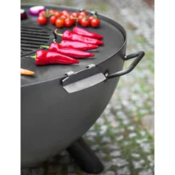 Cook King Kongo Deep Steel Fire Bowl -Zen Gardenia Sales 111295 cook king kongo deep steel fire bowl close up5 min