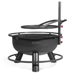 Cook King Bandito Steel Fire Bowl With Adjustable Grill -Zen Gardenia Sales 111355 bandito fire bowl grill render1 min