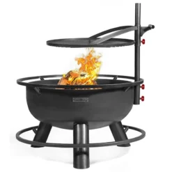 Cook King Bandito Steel Fire Bowl With Adjustable Grill