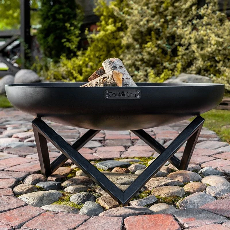 Cook King Santiago Steel Fire Bowl - 70cm 3 Cook King Santiago Steel Fire Bowl - 70cm