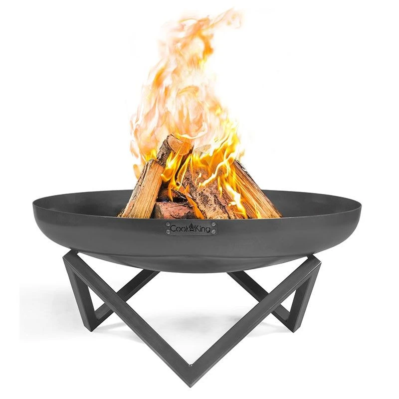 Cook King Santiago Steel Fire Bowl - 70cm 8 Cook King Santiago Steel Fire Bowl - 70cm - Image 6