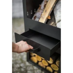 Cook King Rosa Garden Stove Fire Pit And Logstore -Zen Gardenia Sales 111485 cook king rosa garden stove fire pit close up5 min 1