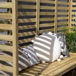 6'9 X 1'9 Forest Modular Wooden Garden Seating Set Number 2 (2.06m X 0.53m) -Zen Gardenia Sales 12 modseat2hd feature1 min 1