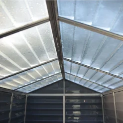 6' X 8' Palram Canopia Grey Skylight Plastic Shed (1.85m X 2.29m) -Zen Gardenia Sales 12 705584hd 6x8 palram canopia grey skylight shed feature8 min