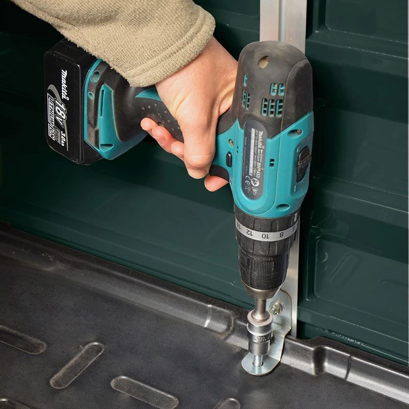 6' X 10' Palram Canopia Green Skylight Plastic Shed (1.85m X 3.04m) 14 6' X 10' Palram Canopia Green Skylight Plastic Shed (1.85m X 3.04m) - Image 12