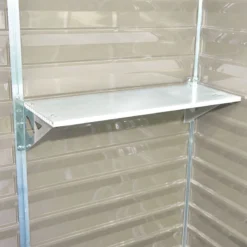 6' X 10' Palram Canopia Tan Skylight Plastic Shed (1.85m X 3m) -Zen Gardenia Sales 12 707209hdbun 6x10 palram canopia tan skylight shed feature9 min