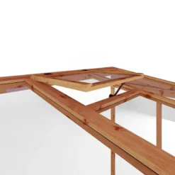 8'2 X 4'4 (2.49x1.32m) Mercia 84 Wooden Lean-To Greenhouse -Zen Gardenia Sales 12 si 004 001 0005 feature4 min 1