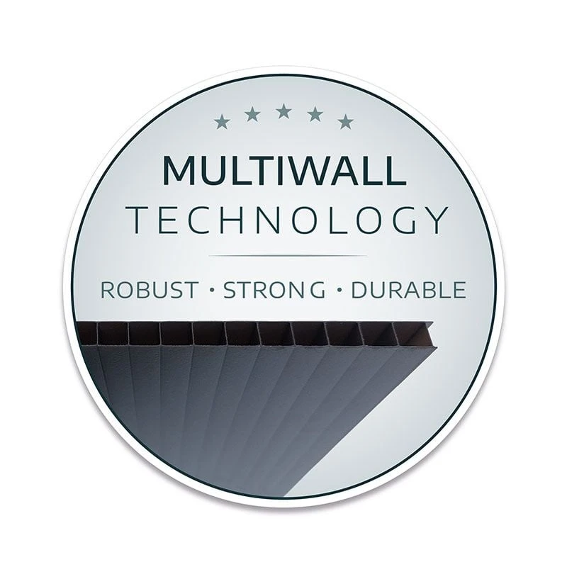 11' X 13.1' Palram Canopia Yukon Dark Grey Skylight Plastic Shed (3.32m X 3.93m) 15 11' X 13.1' Palram Canopia Yukon Dark Grey Skylight Plastic Shed (3.32m X 3.93m) - Image 13