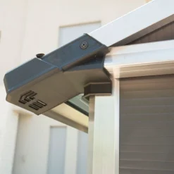 11' X 9' Palram Canopia Yukon Dark Grey Skylight Plastic Shed With WPC Floor (3.3m X 2.7m) 30 11' X 9' Palram Canopia Yukon Dark Grey Skylight Plastic Shed With WPC Floor (3.3m X 2.7m) -Zen Gardenia Sales 13 705160 11x9 palram canopia yukon shed feature7 min