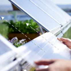 10' X 20' Palram Canopia Balance Silver Large Greenhouse (3.04m X 6.04m) 29 10' X 20' Palram Canopia Balance Silver Large Greenhouse (3.04m X 6.04m) -Zen Gardenia Sales 13 707012 10x20 pc balance feature min