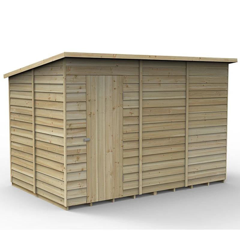 10' X 6' Forest 4Life 25yr Guarantee Overlap Pressure Treated Windowless Pent Wooden Shed (3.11m X 2.04m) 17 10' X 6' Forest 4Life 25yr Guarantee Overlap Pressure Treated Windowless Pent Wooden Shed (3.11m X 2.04m) - Image 15