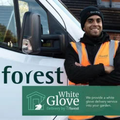 7' X 5' Forest Timberdale 25yr Guarantee Tongue & Groove Pressure Treated Windowless Pent Shed (2.24m X 1.7m) 34 7' X 5' Forest Timberdale 25yr Guarantee Tongue & Groove Pressure Treated Windowless Pent Shed (2.24m X 1.7m) -Zen Gardenia Sales 16 fg timberdale white glove 4