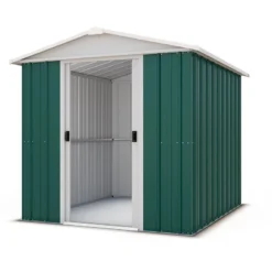 6'8 X 6'6' Yardmaster Green Metal Shed 66GEYZ (2.02m X 1.97m) 23 6'8 X 6'6' Yardmaster Green Metal Shed 66GEYZ (2.02m X 1.97m) -Zen Gardenia Sales 17215 66geyz 2 min