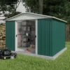 10' X 10' Yardmaster Green Metal Shed 1010GEYZ (3.03m X 2.98m) 1 10' X 10' Yardmaster Green Metal Shed 1010GEYZ (3.03m X 2.98m) -Zen Gardenia Sales 17220 1010geyz 1 min 1