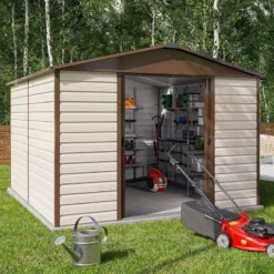 10' X 12' Yardmaster Shiplap Metal Shed (3.03m X 3.78m)