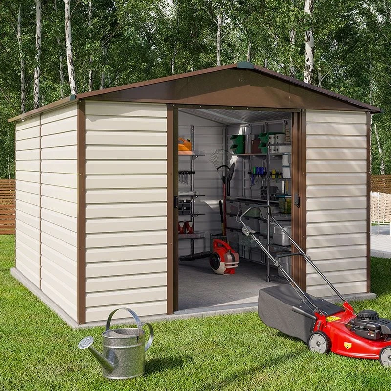 10' X 12' Yardmaster Shiplap Metal Shed (3.03m X 3.78m) 3 10' X 12' Yardmaster Shiplap Metal Shed (3.03m X 3.78m)