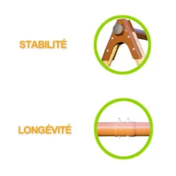 Trigano Oreka Kids Wooden Garden Swing And Slide Set -Zen Gardenia Sales 17610p6 trigano oreka kids wooden garden swing and slide set top bar min