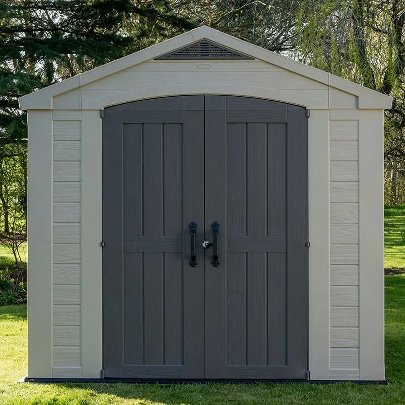 8' X 8' Keter Factor Plastic Garden Shed (2.57m X 2.55m) 4 8' X 8' Keter Factor Plastic Garden Shed (2.57m X 2.55m) - Image 2