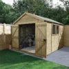 10' X 8' Forest Timberdale 25yr Guarantee Tongue & Groove Pressure Treated Double Door Apex Shed (3.06m X 2.52m) 1 10' X 8' Forest Timberdale 25yr Guarantee Tongue & Groove Pressure Treated Double Door Apex Shed (3.06m X 2.52m) -Zen Gardenia Sales 2 tpa810ddm insitu min
