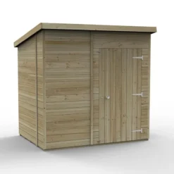 7' X 5' Forest Timberdale 25yr Guarantee Tongue & Groove Pressure Treated Windowless Pent Shed (2.24m X 1.7m) 21 7' X 5' Forest Timberdale 25yr Guarantee Tongue & Groove Pressure Treated Windowless Pent Shed (2.24m X 1.7m) -Zen Gardenia Sales 2 tpp75nwm closed 1