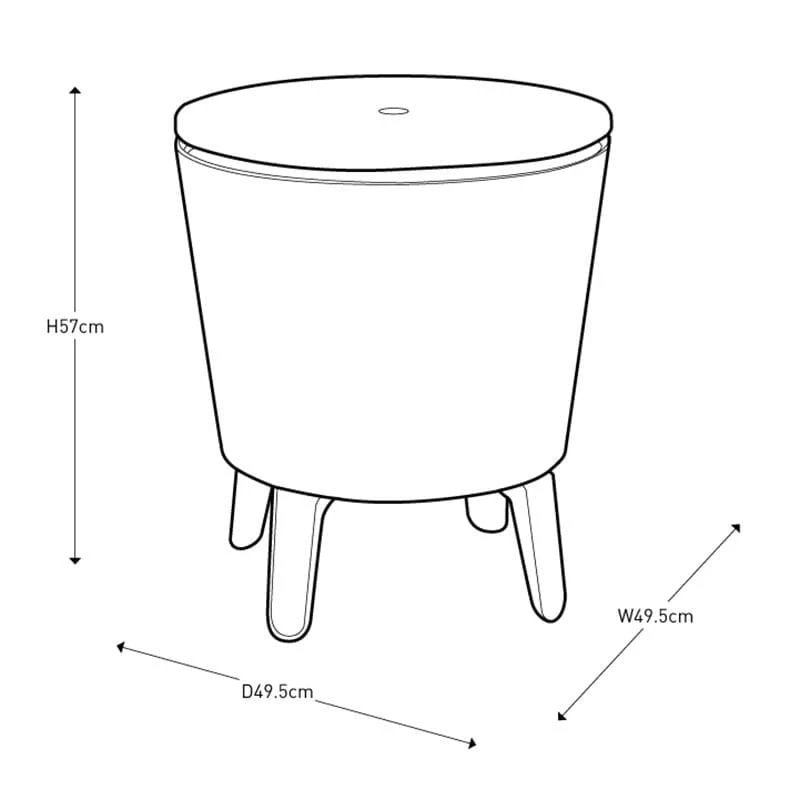 Keter Cool Box Table Bar With Lighting 7 Keter Cool Box Table Bar With Lighting - Image 5