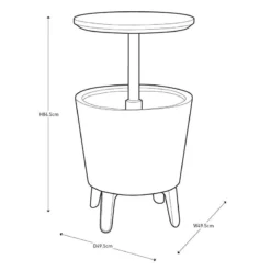 Keter Cool Box Table Bar With Lighting 19 Keter Cool Box Table Bar With Lighting -Zen Gardenia Sales 233502 keter cool bar with lights drawing2 min