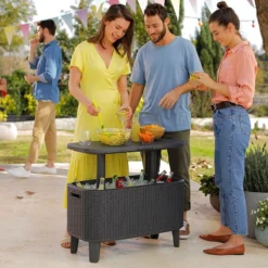 3' X 1' Keter Bevy Bar (0.84m X 0.41m) -Zen Gardenia Sales 249471 keter bevy bar insitu2 min