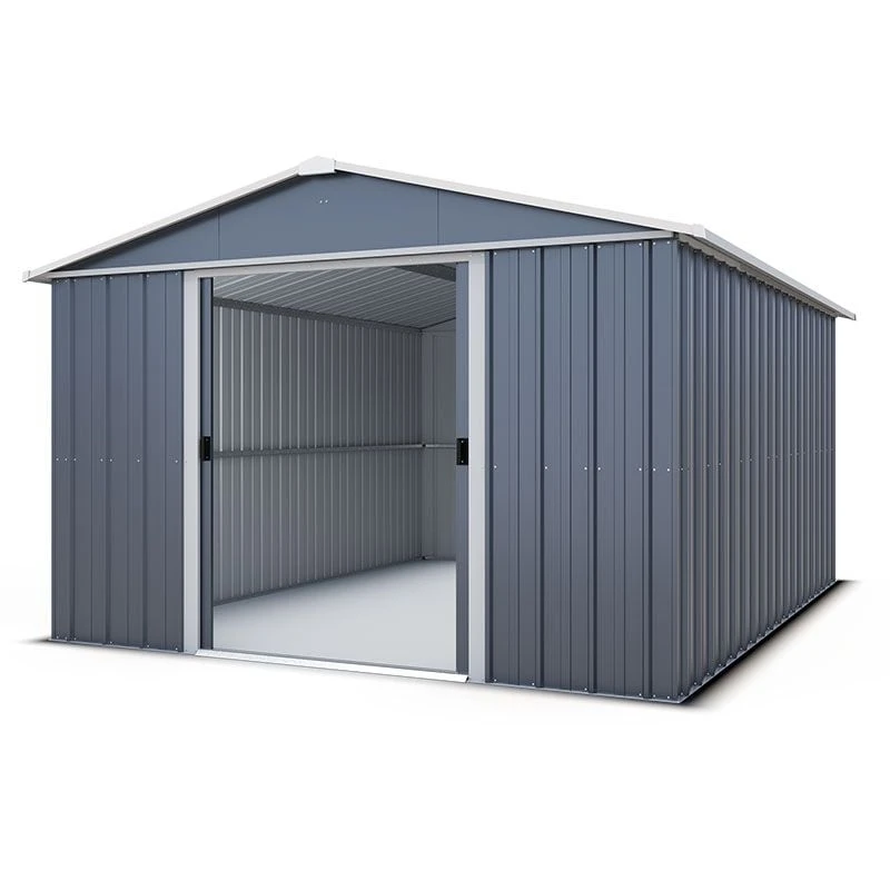 10' X 13' Yardmaster Castleton Anthracite Metal Shed (3m X 3.9m) 4 10' X 13' Yardmaster Castleton Anthracite Metal Shed (3m X 3.9m) - Image 2