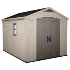 8' X 11' Keter Factor Plastic Garden Shed (2.57m X 3.32m) -Zen Gardenia Sales 3 249001 8x11 keter factor render1 min